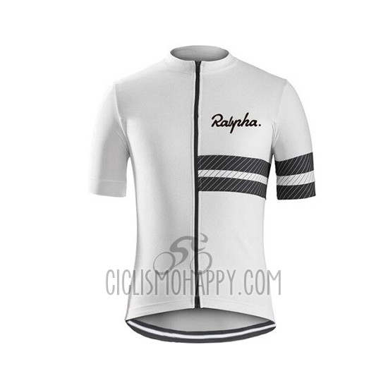 Rapha Cycling Jersey Bib Short 2019 Men Short Sleeve White Black