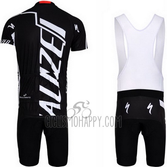 Specialized Cycling Jersey Bib Short 2012 Men Short Sleeve White and Black