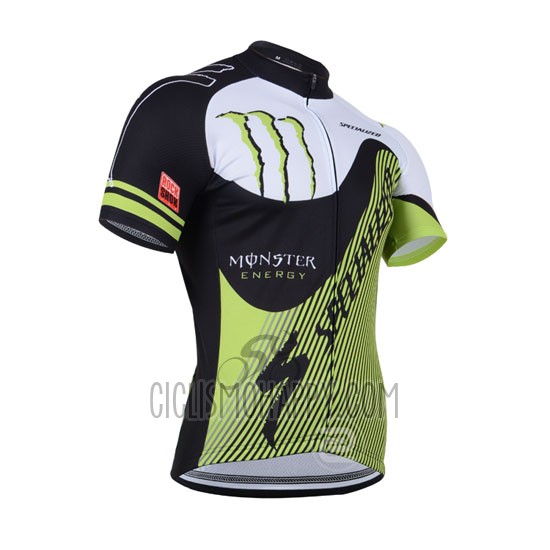 Specialized Cycling Jersey Bib Short 2014 Men Short Sleeve Black and Green