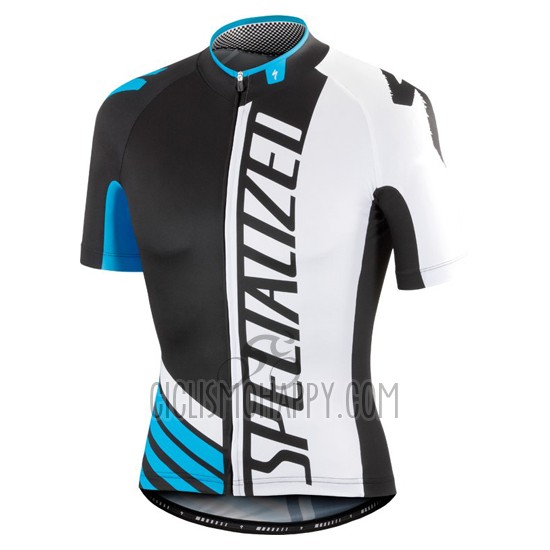 Specialized Cycling Jersey Bib Short 2016 Men Short Sleeve Black and Blue