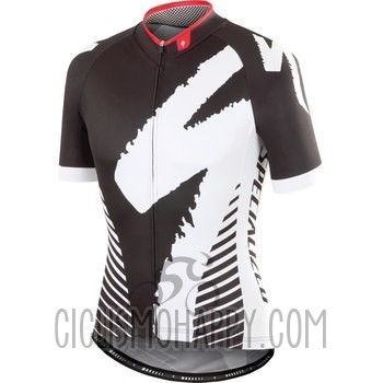 Specialized Cycling Jersey Bib Short 2016 Men Short Sleeve Black and Gray