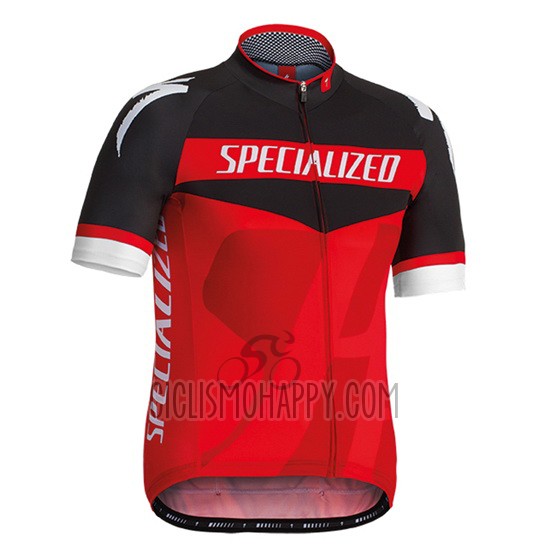 Specialized Cycling Jersey Bib Short 2016 Men Short Sleeve Black and Red