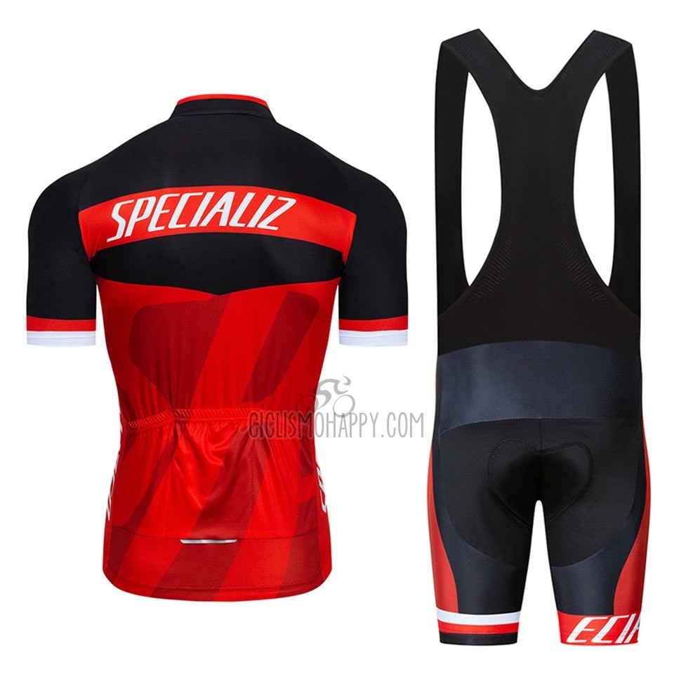 Specialized Cycling Jersey Bib Short 2016 Men Short Sleeve Black and Red