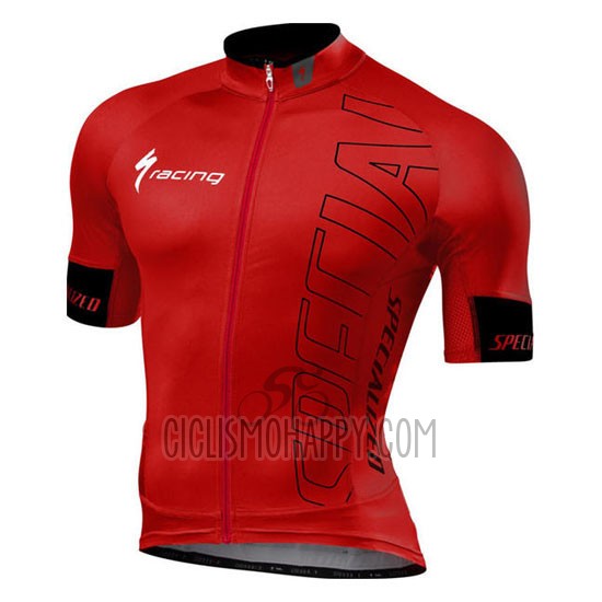 Specialized Cycling Jersey Bib Short 2016 Men Short Sleeve Bright Red and Black