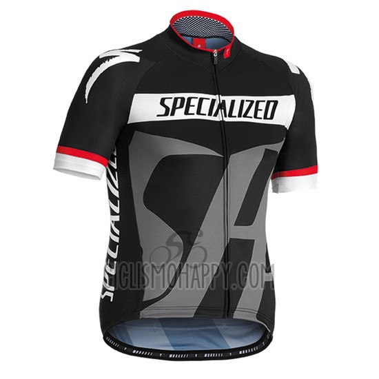 Specialized Cycling Jersey Bib Short 2016 Men Short Sleeve Gray