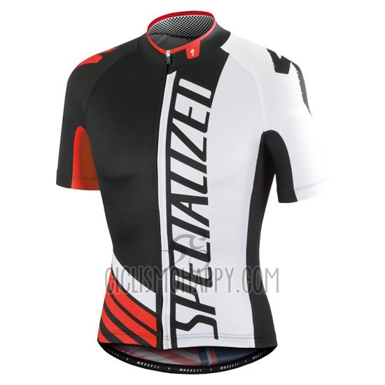 Specialized Cycling Jersey Bib Short 2016 Men Short Sleeve Light Black and White