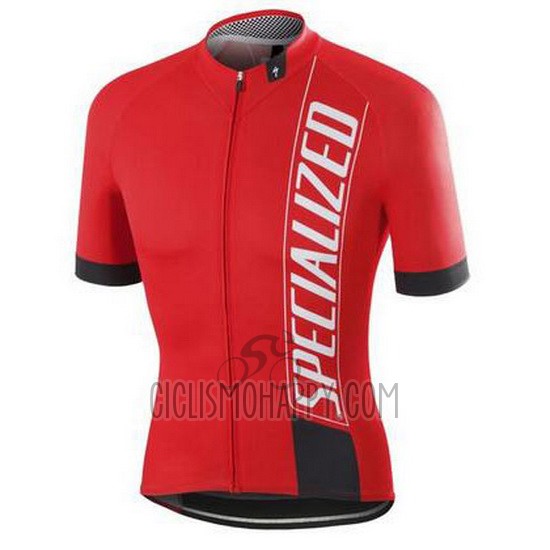 Specialized Cycling Jersey Bib Short 2016 Men Short Sleeve Red White Black