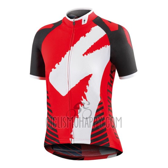 Specialized Cycling Jersey Bib Short 2016 Men Short Sleeve Red and Black