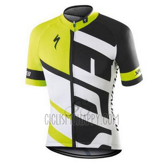 Specialized Cycling Jersey Bib Short 2016 Men Short Sleeve White and Green