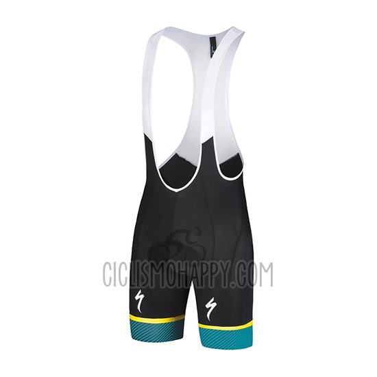 Specialized Cycling Jersey Bib Short 2018 Men Short Sleeve Black Blue Yellow