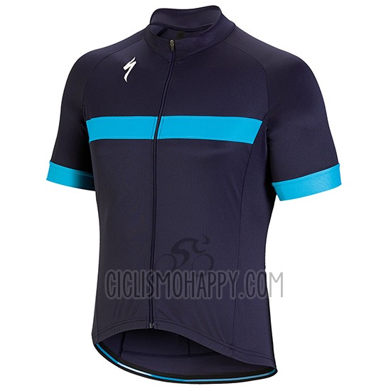 Specialized Cycling Jersey Bib Short 2018 Men Short Sleeve Blue