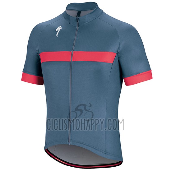 Specialized Cycling Jersey Bib Short 2018 Men Short Sleeve Gray Pink White