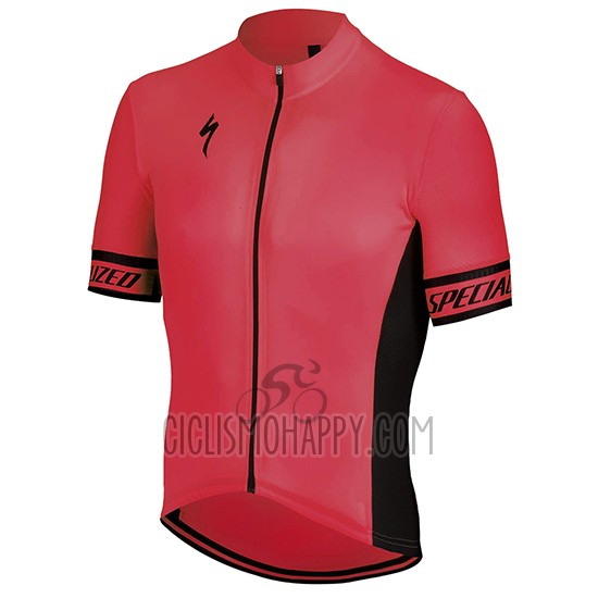 Specialized Cycling Jersey Bib Short 2018 Men Short Sleeve Pink Black