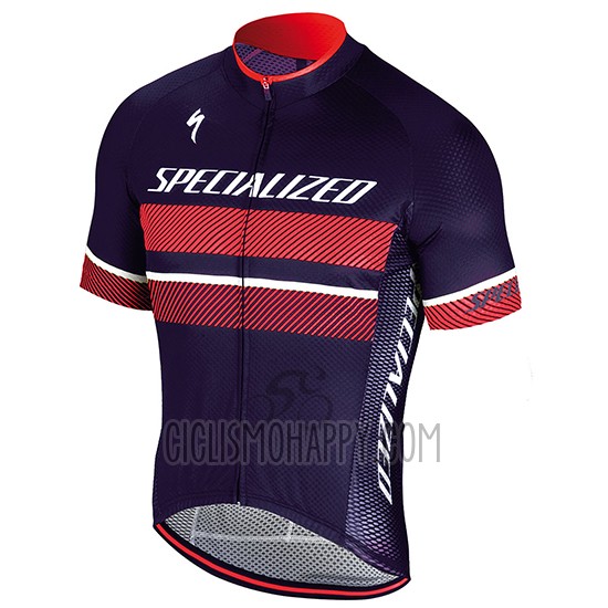 Specialized Cycling Jersey Bib Short 2018 Men Short Sleeve Purple Red