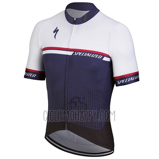 Specialized Cycling Jersey Bib Short 2018 Men Short Sleeve White Purple