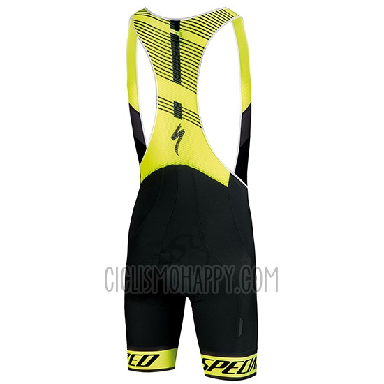Specialized Cycling Jersey Bib Short 2018 Men Short Sleeve Yellow Black
