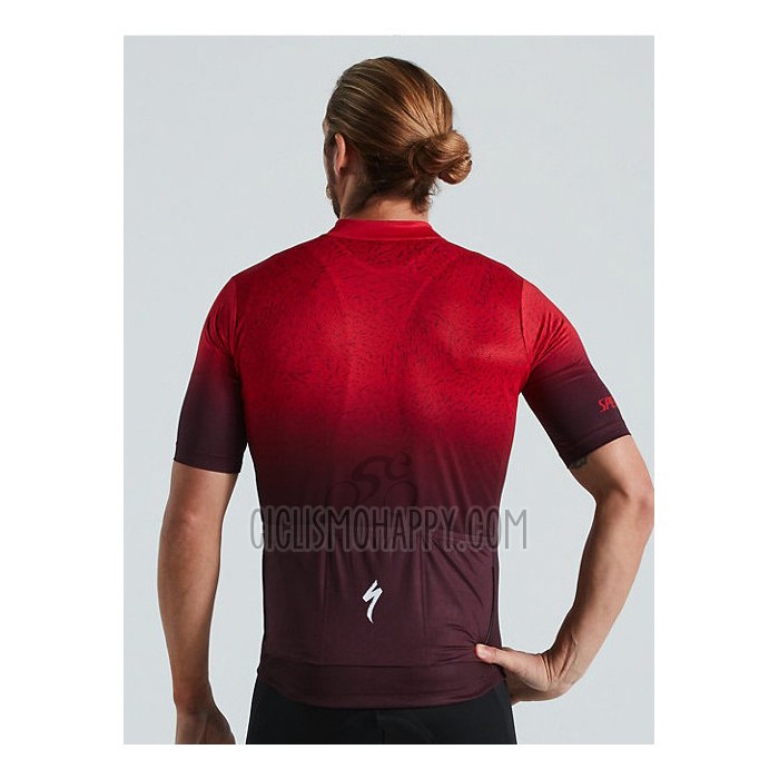 Specialized Cycling Jersey Bib Short 2021 Men Short Sleeve Deep Red