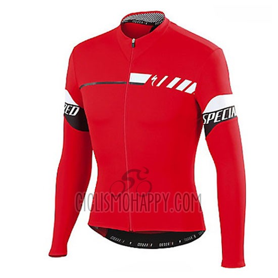 Specialized Cycling Jersey Bib Tight 2015 Men Long Sleeve Deep Red