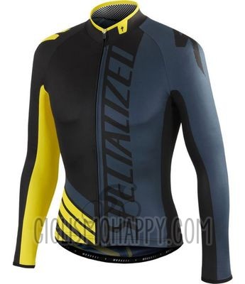 Specialized Cycling Jersey Bib Tight 2016 Men Long Sleeve Black