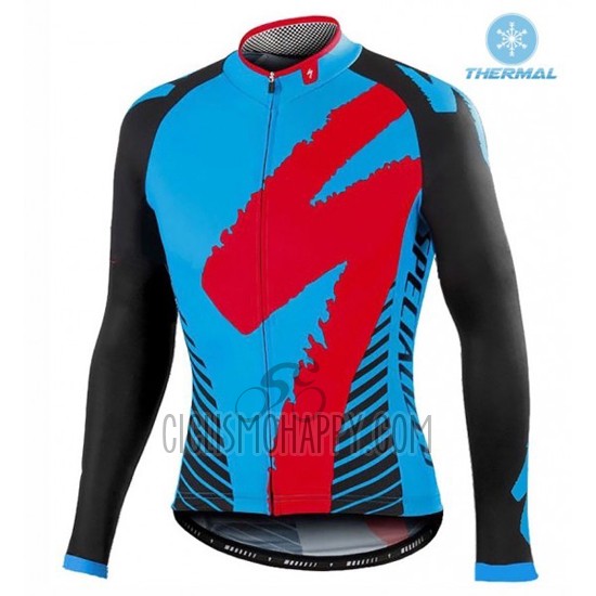 Specialized Cycling Jersey Bib Tight 2016 Men Long Sleeve Black and Blue