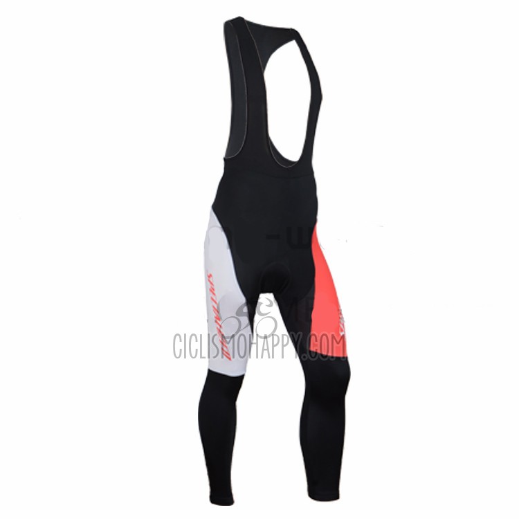 Specialized Cycling Jersey Bib Tight 2016 Men Long Sleeve Black and Orange