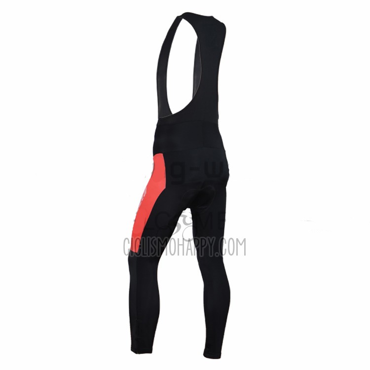 Specialized Cycling Jersey Bib Tight 2016 Men Long Sleeve Black and Orange