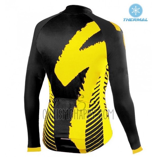 Specialized Cycling Jersey Bib Tight 2016 Men Long Sleeve Black and Yellow