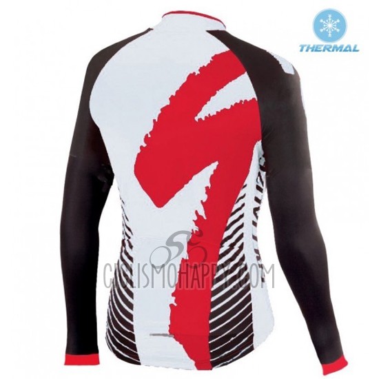 Specialized Cycling Jersey Bib Tight 2016 Men Long Sleeve Red and White