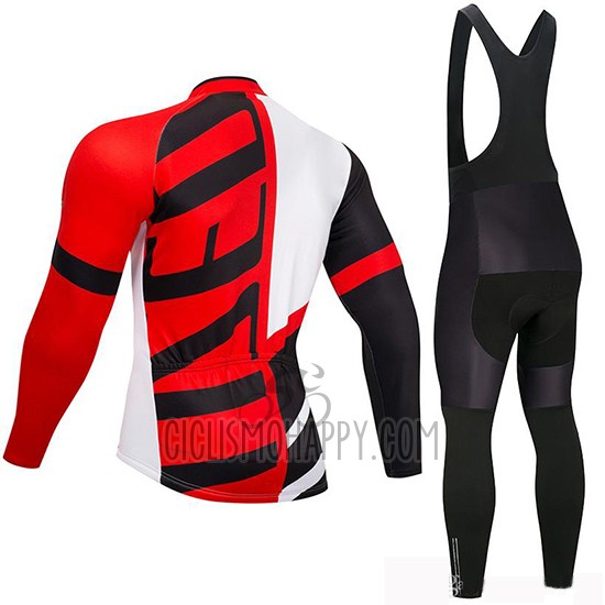 Specialized Cycling Jersey Bib Tight 2019 Men Long Sleeve Black Red
