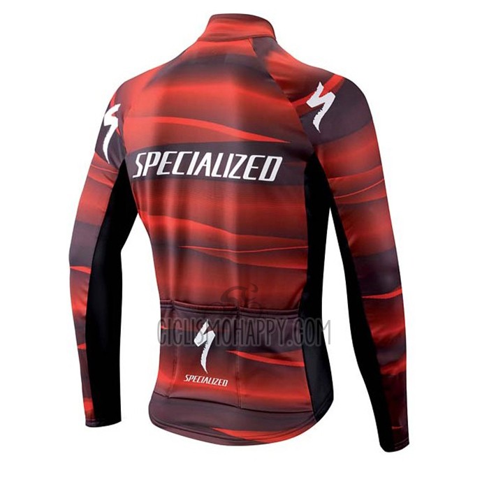 Specialized Cycling Jersey Bib Tight 2021 Men Long Sleeve Red