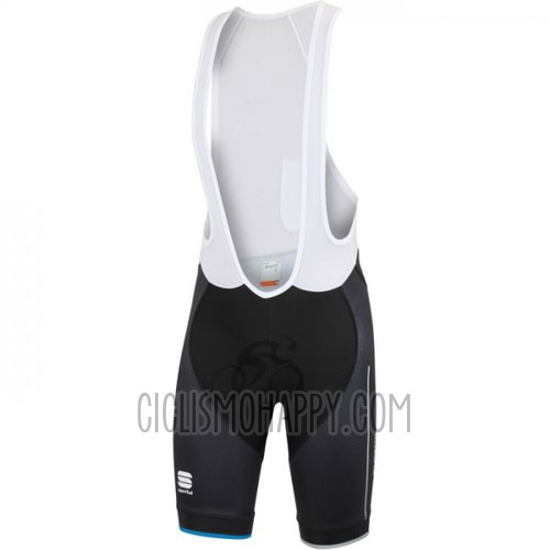 Sportful Cycling Jersey Bib Short 2016 Men Short Sleeve Black Blue