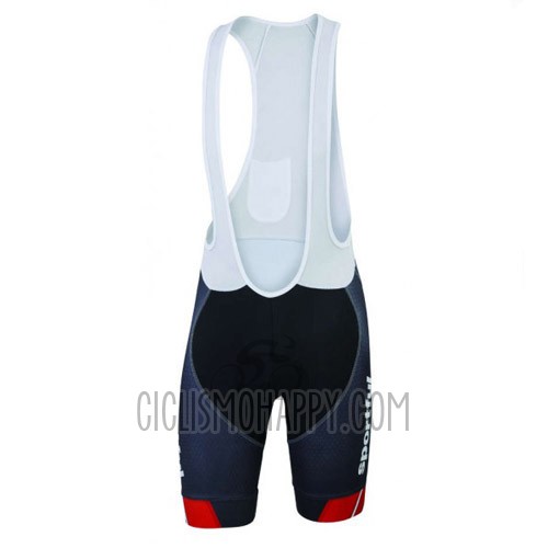 Sportful Cycling Jersey Bib Short 2016 Men Short Sleeve Black and Red