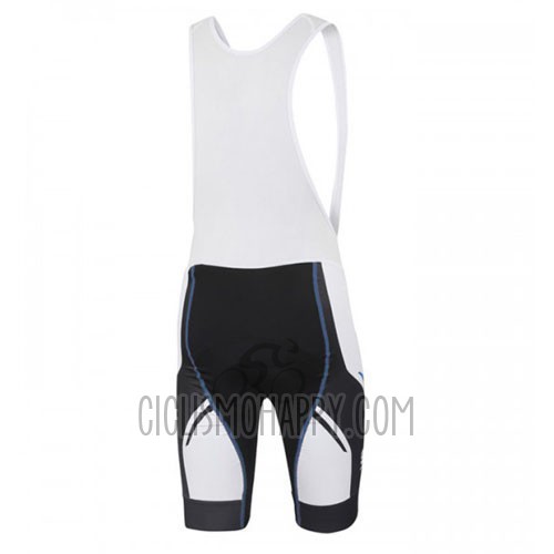 Sportful Cycling Jersey Bib Short 2016 Men Short Sleeve White and Blue