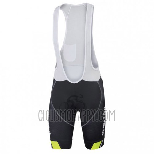 Sportful Cycling Jersey Bib Short 2016 Men Short Sleeve White and Gray
