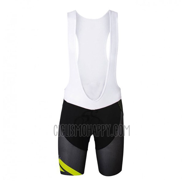 Sportful Cycling Jersey Bib Short 2017 Men Short Sleeve Yellow and Black