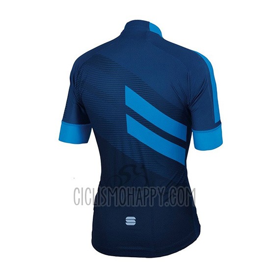 Sportful Cycling Jersey Bib Short 2018 Men Short Sleeve Dark Blue