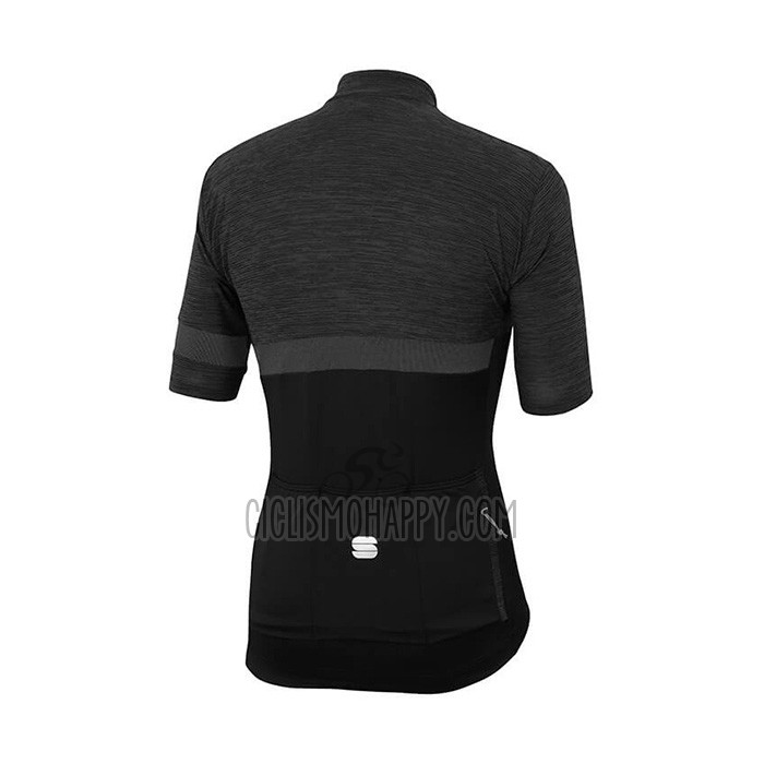 Sportful Cycling Jersey Bib Short 2021 Men Short Sleeve Black
