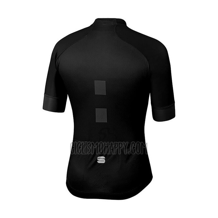 Sportful Cycling Jersey Bib Short 2021 Men Short Sleeve Black White