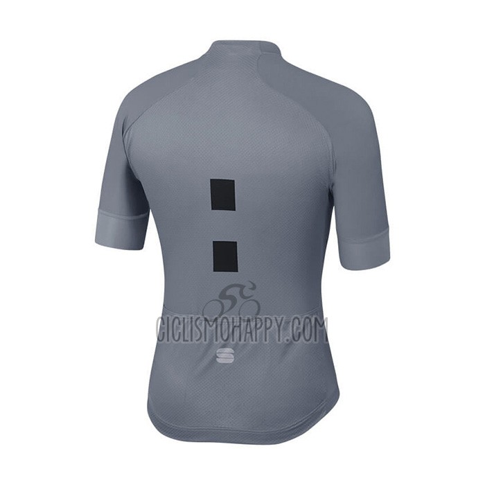 Sportful Cycling Jersey Bib Short 2021 Men Short Sleeve Gray Orange