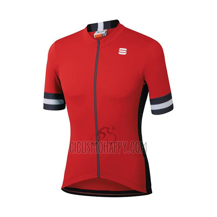 Sportful Cycling Jersey Bib Short 2021 Men Short Sleeve Red