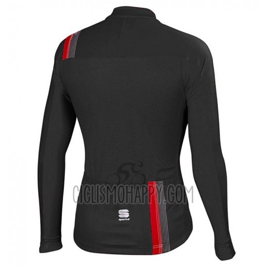 Sportful Cycling Jersey Bib Tight 2016 Men Long Sleeve Black