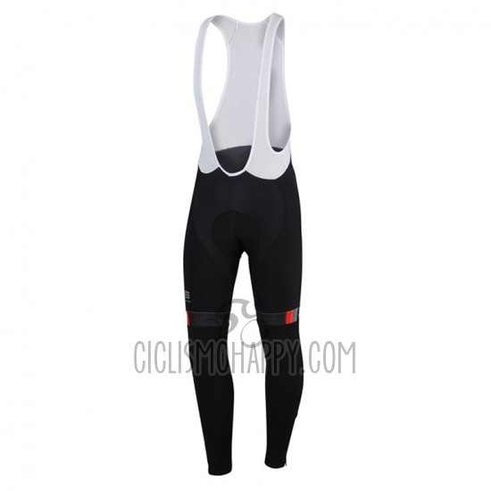 Sportful Cycling Jersey Bib Tight 2016 Men Long Sleeve Black