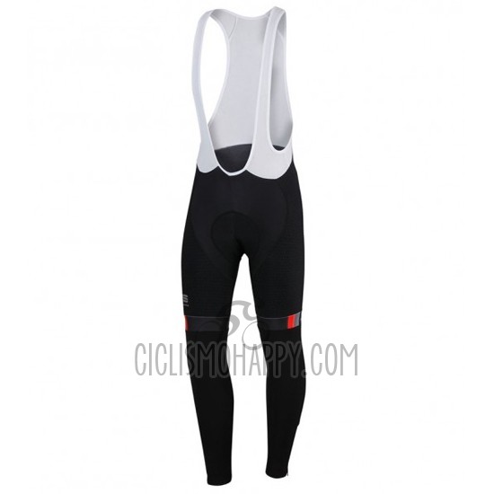 Sportful Cycling Jersey Bib Tight 2016 Men Long Sleeve White and Red