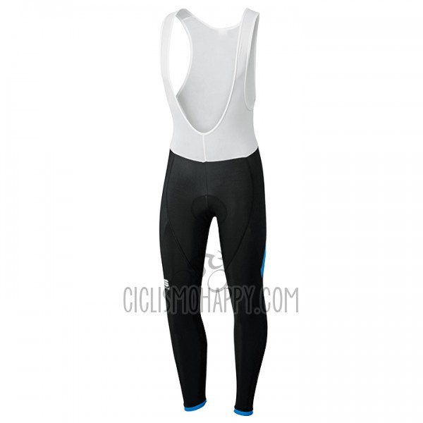 Sportful Cycling Jersey Bib Tight 2017 Men Long Sleeve Black