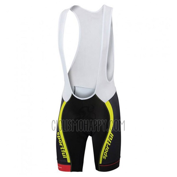 Sportful Sc Cycling Jersey Bib Short 2017 Men Short Sleeve Black and Green