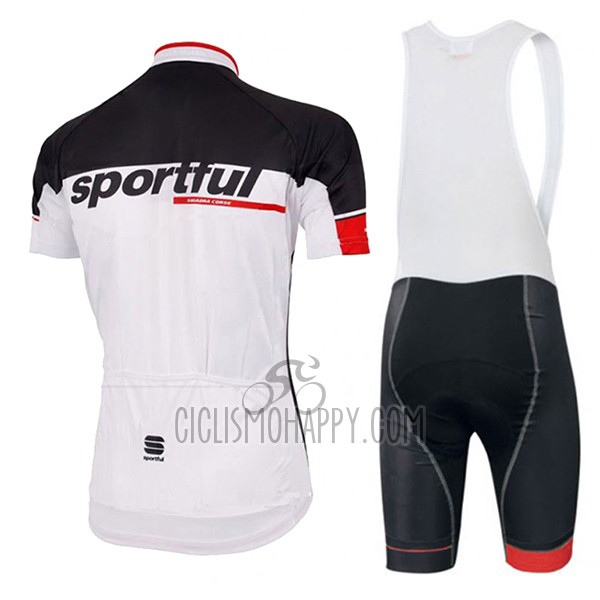 Sportful Sc Cycling Jersey Bib Short 2017 Men Short Sleeve White