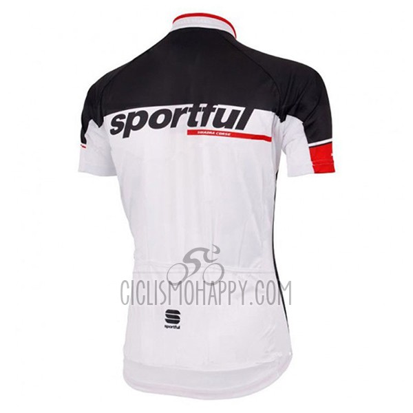 Sportful Sc Cycling Jersey Bib Short 2017 Men Short Sleeve White