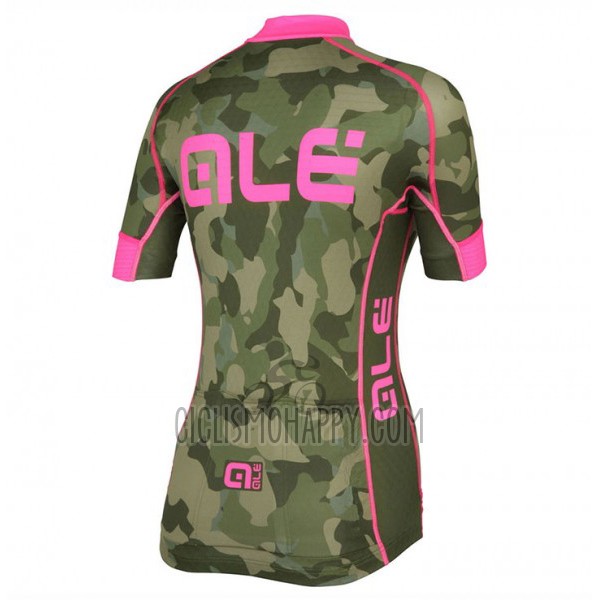 ALE Cycling Jersey Bib Short 2017 Women Short Sleeve Camouflage