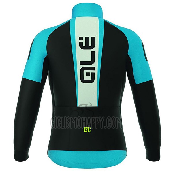 ALE Cycling Jersey Bib Tight 2017 Women Long Sleeve Black and Blue