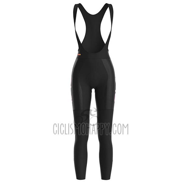 ALE Cycling Jersey Bib Tight 2017 Women Long Sleeve Pink and Black